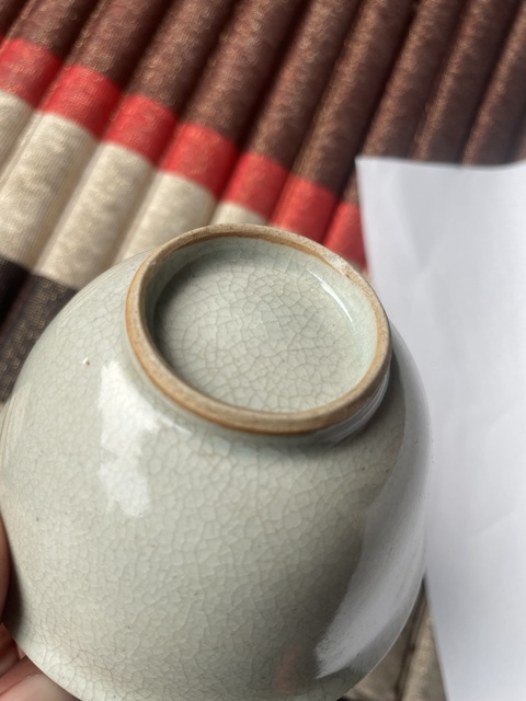 古玩陶瓷哥釉茶圓拍賣，當前價格1500元