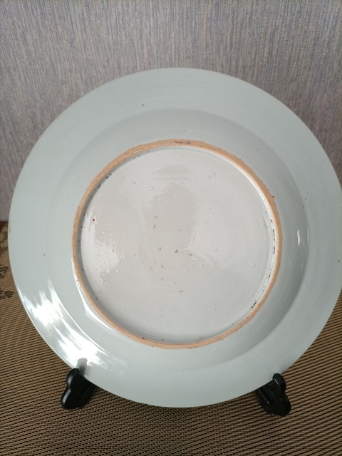 古玩陶瓷粉彩花鳥紋盤拍賣,當前價格2980元