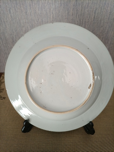 古玩陶瓷粉彩花鳥紋盤拍賣,當前價格2980元
