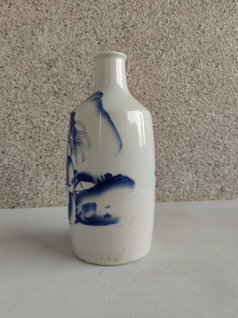 古玩陶瓷青花山水人物紋酒壺拍賣，當(dāng)前價格480元