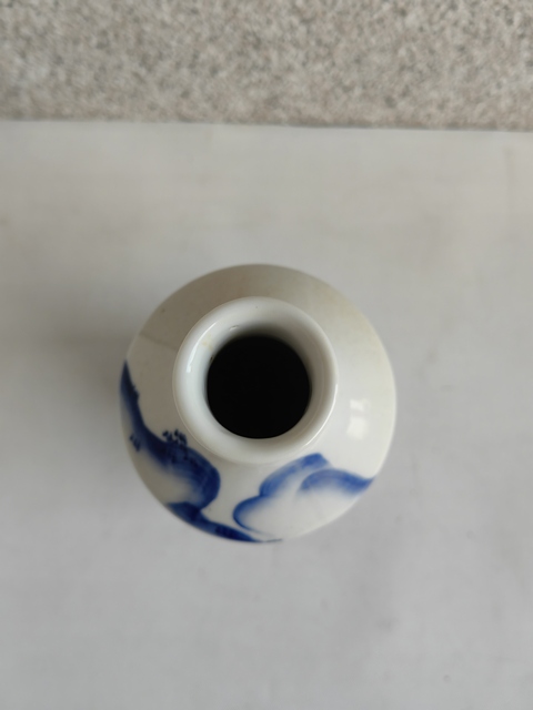 古玩陶瓷青花山水人物紋酒壺拍賣，當(dāng)前價格480元