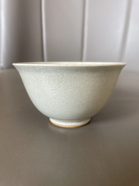 古玩陶瓷哥釉茶圓拍賣，當前價格1500元