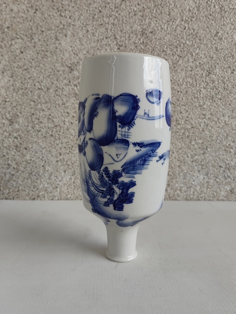 古玩陶瓷青花山水人物紋酒壺拍賣，當(dāng)前價格480元