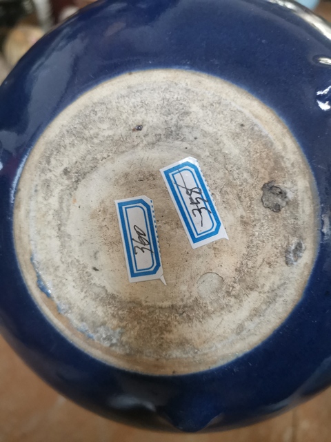 古玩陶瓷霽藍釉三足爐【編號改為360】拍賣,當前價格1588元