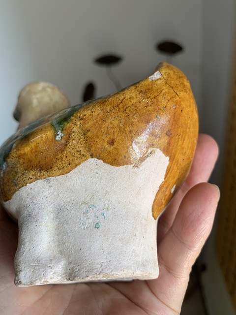 古玩陶瓷三彩鴨擺件拍賣,當前價格12000元