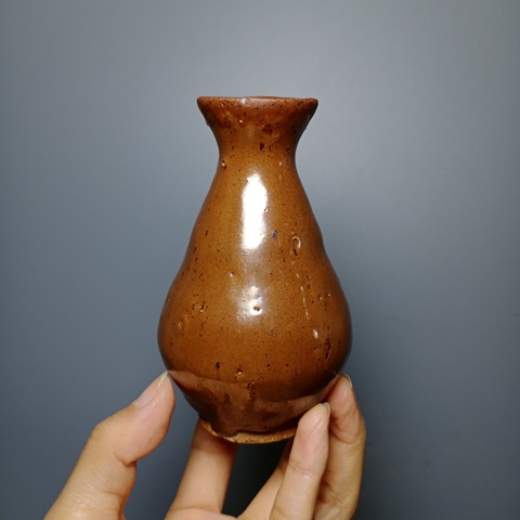 古玩陶瓷元代玉壺春瓶拍賣,當前價格380元