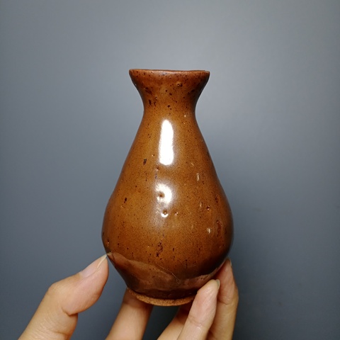 古玩陶瓷元代玉壺春瓶拍賣,當前價格380元
