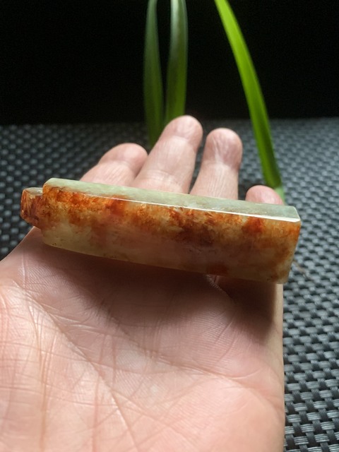 古玩玉器清代天然翡翠雕“素紋翎管”拍賣,當前價格23800元