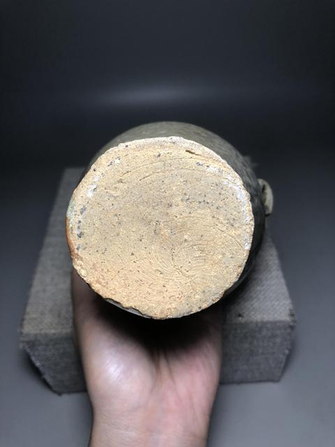 古玩陶瓷唐,越窯青釉雙系罐拍賣,當前價格2000元