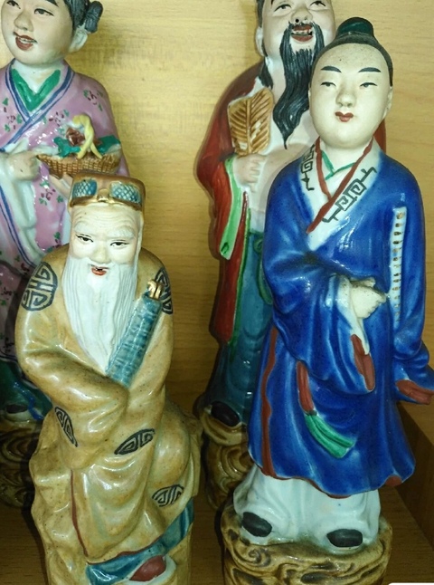 古玩陶瓷八仙塑像拍賣，當前價格10000元