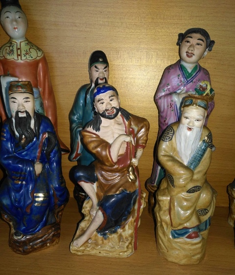 古玩陶瓷八仙塑像拍賣，當前價格10000元