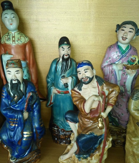 古玩陶瓷八仙塑像拍賣，當前價格10000元