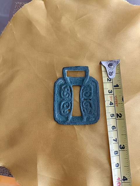 古玩銅器館藏級珍品.高古鄂爾多斯文化銅器配飾拍賣,當前價格1980元