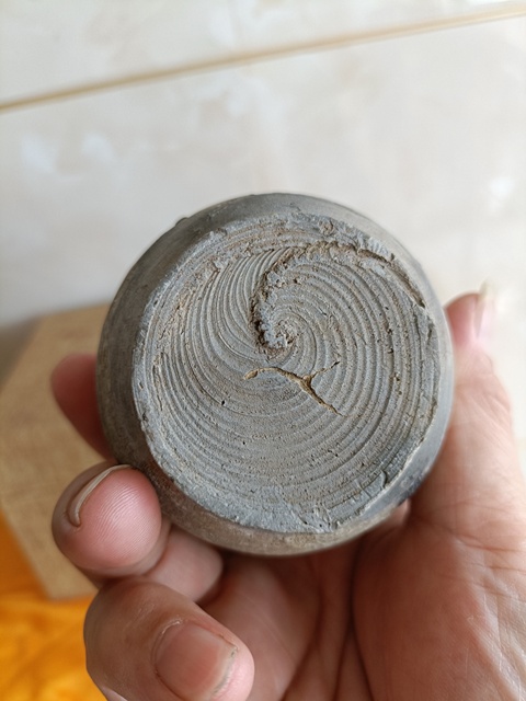 古玩陶瓷元代晚期玉溪窯青花螺旋紋撇口瓶拍賣,當前價格980元