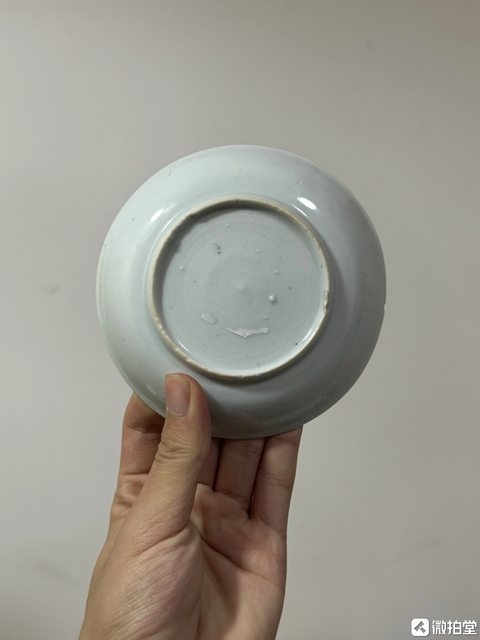 古玩陶瓷【清·康熙 富麗堂皇 青花礬紅描金盤】拍賣,當前價格888元
