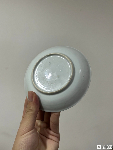 古玩陶瓷【清·康熙 富麗堂皇 青花礬紅描金盤】拍賣,當前價格888元