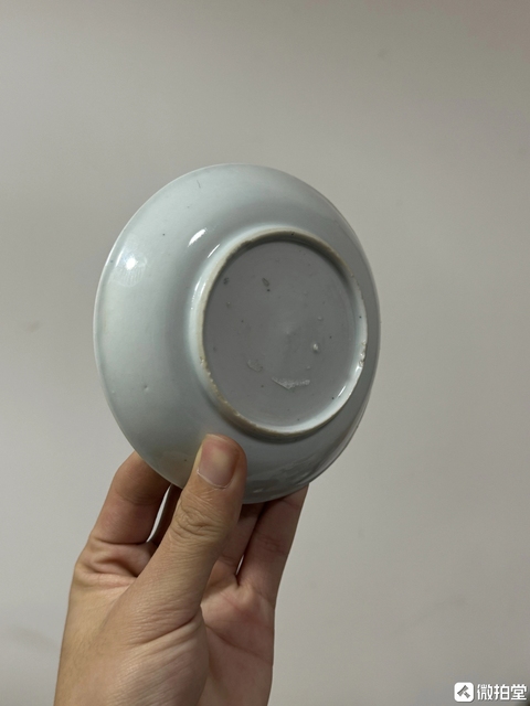 古玩陶瓷【清·康熙 富麗堂皇 青花礬紅描金盤】拍賣,當前價格888元