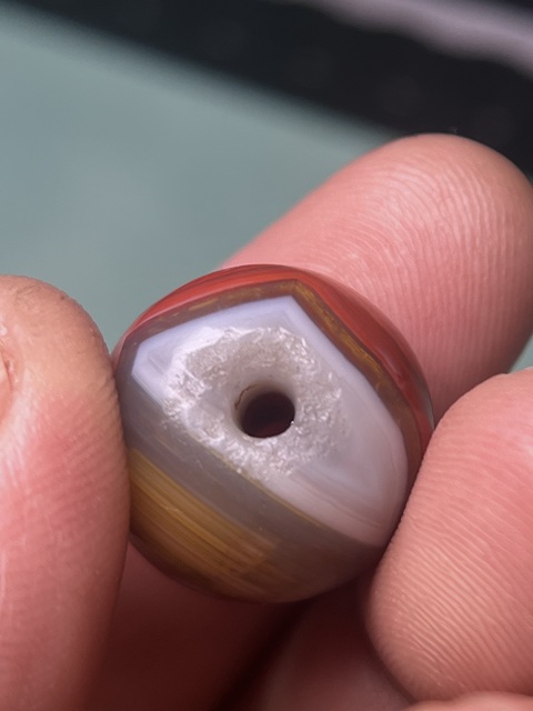 古玩玉器戰國紅縞瑪瑙珠拍賣，當前價格18800元