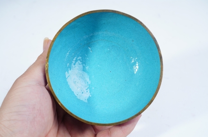 古玩陶瓷民國時期景泰藍碗拍賣，當前價格8888元