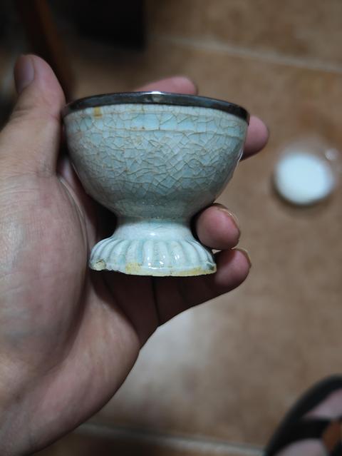 古玩陶瓷湖田窯燈盞拍賣,當(dāng)前價(jià)格2000元