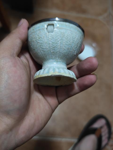 古玩陶瓷湖田窯燈盞拍賣,當(dāng)前價(jià)格2000元