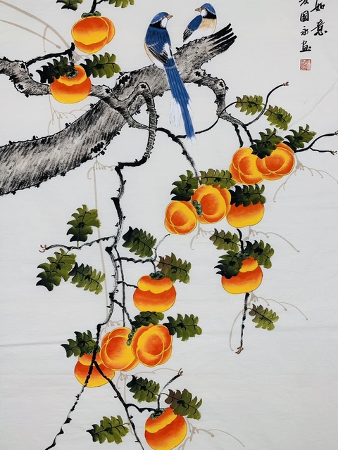 古玩字畫馮國(guó)永花鳥拍賣,當(dāng)前價(jià)格480元