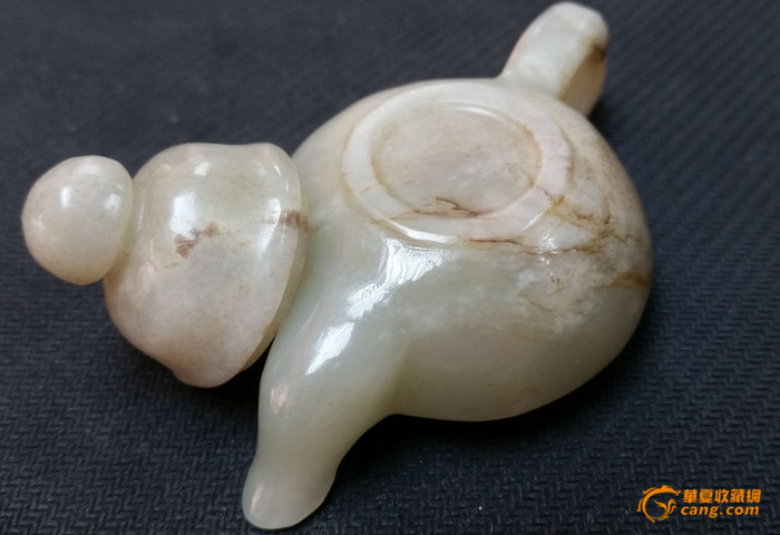 古玩玉器和田玉雕“素紋壺”拍賣，當前價格999元