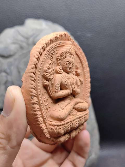 古玩雜項(xiàng)明代夏魯寺.彌勒說法像擦擦拍賣,當(dāng)前價(jià)格880元