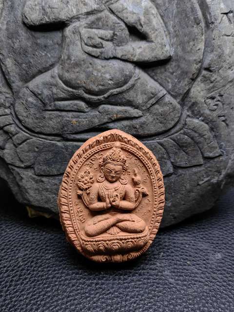 古玩雜項(xiàng)明代夏魯寺.彌勒說法像擦擦拍賣,當(dāng)前價(jià)格880元