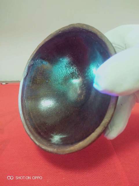 古玩陶瓷宋元吉州窖系醬釉盞拍賣,當前價格1860元