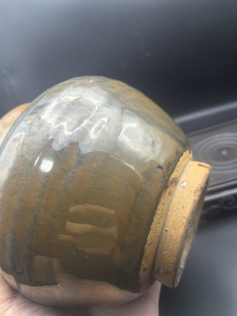 古玩陶瓷磁州窯窯變褐釉罐拍賣，當前價格350元