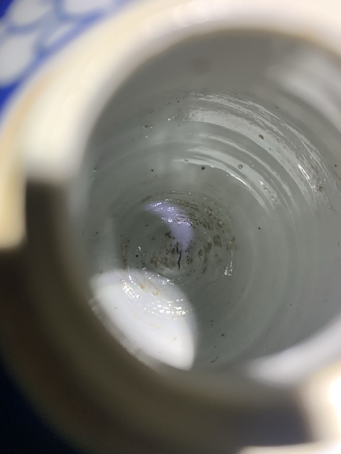 古玩陶瓷團鶴紋青花罐拍賣，當前價格11680元