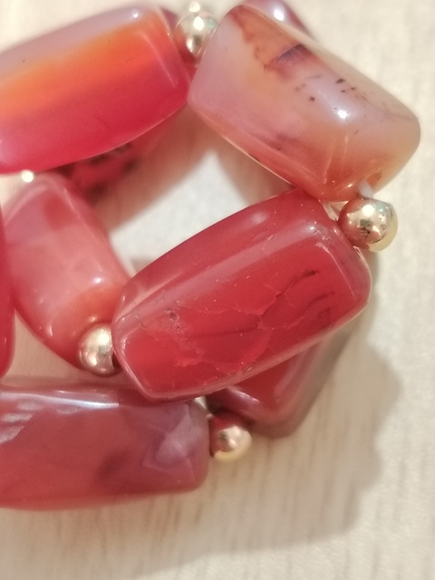 古玩玉器限量放漏老瑪瑙手串拍賣,當前價格599元