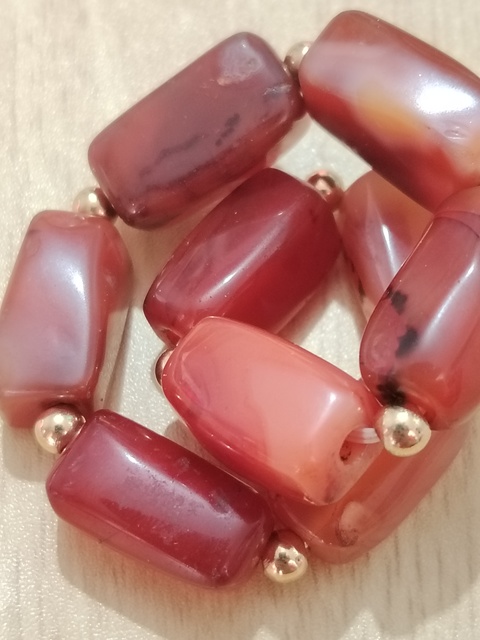 古玩玉器限量放漏老瑪瑙手串拍賣,當前價格599元