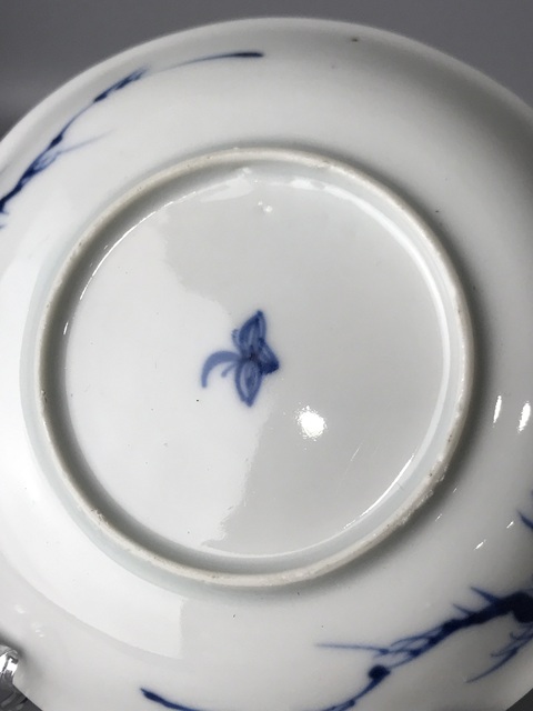 古玩陶瓷(精品杯碟)清康熙·青花山水人物杯碟一套拍賣,當前價格1470元