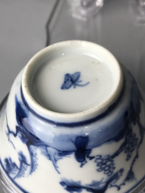 古玩陶瓷(精品杯碟)清康熙·青花山水人物杯碟一套拍賣,當前價格1470元