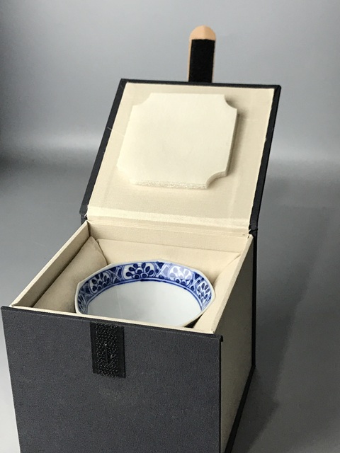 古玩陶瓷(精品八方杯)晚清·青花花卉紋·八方主人杯拍賣,當前價格980元