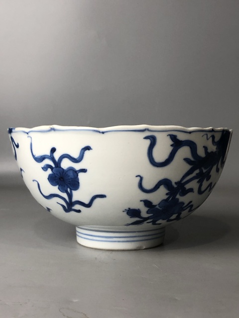古玩陶瓷(精品大碗)清康熙·青花瓜瓞綿綿紋·大碗拍賣,當前價格0元
