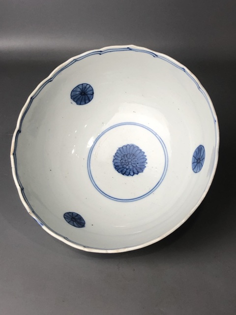 古玩陶瓷(精品大碗)清康熙·青花瓜瓞綿綿紋·大碗拍賣,當前價格0元