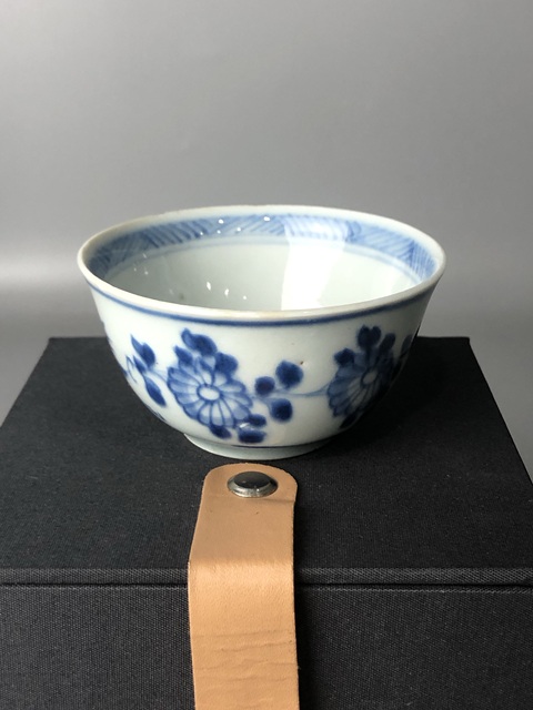 古玩陶瓷（精品主人杯）清康熙·青花飛鶴紋·主人杯拍賣，當前價格768元