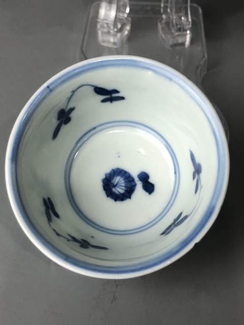 古玩陶瓷(精品杯碟)清康熙·青花三多紋杯碟·套裝拍賣,當前價格1316元