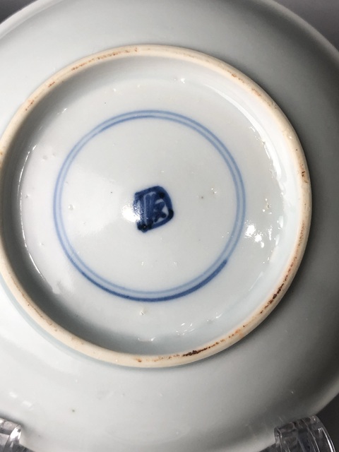 古玩陶瓷(精品杯碟)清康熙·青花三多紋杯碟·套裝拍賣,當前價格1316元