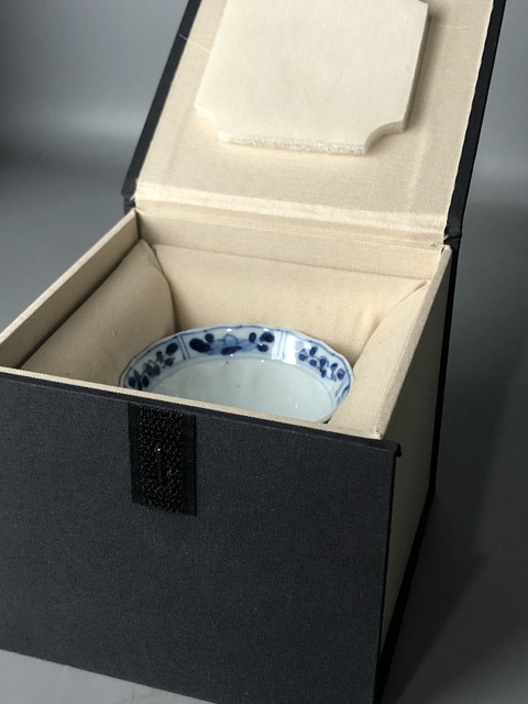 古玩陶瓷(精品主人杯)清康熙·青花花卉紋·主人杯拍賣,當前價格882元