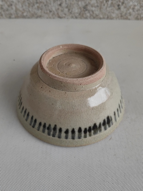 古玩陶瓷青花線條紋碗拍賣,當前價格750元