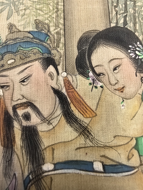 古玩字畫清代絹本工筆春宮圖(四妃侍寢)拍賣,當前價格9888元