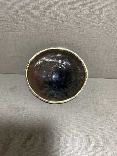 古玩陶瓷宋代窯變釉建窯兔毫茶盞拍賣，當前價格666元
