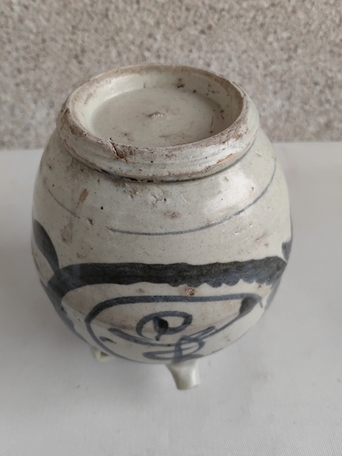 古玩陶瓷青花壽字四系壺拍賣,當前價格680元