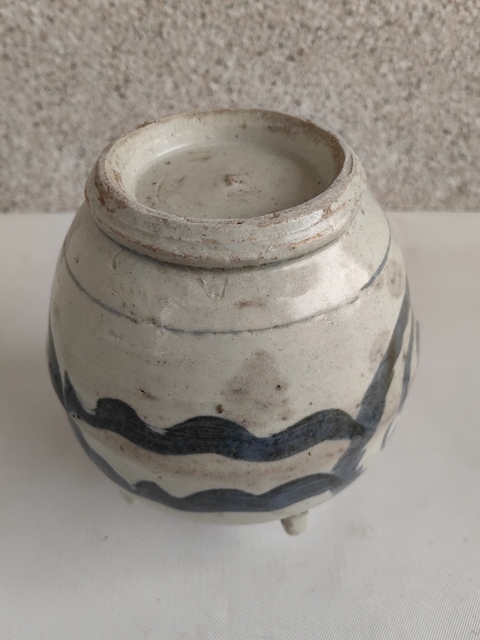 古玩陶瓷青花壽字四系壺拍賣,當前價格680元