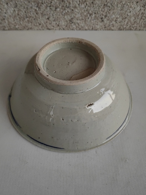 古玩陶瓷釉下彩花卉紋茶碗拍賣，當前價格168元