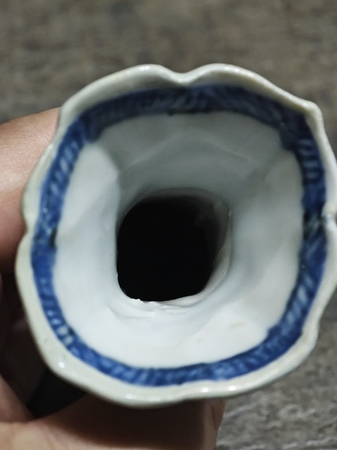 古玩陶瓷青花花觚拍賣,當前價格600元